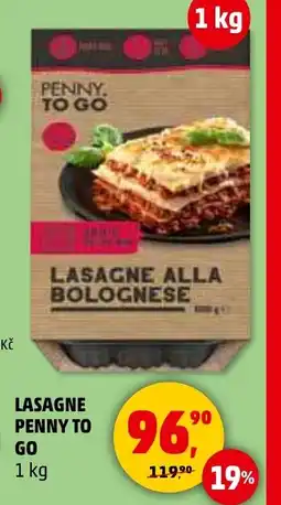 Penny Market Lasagne penny to go nabídka