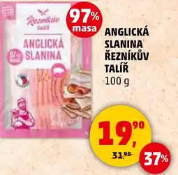 Penny Market Anglická slanina řezníkův talíř nabídka