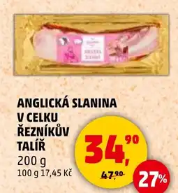 Penny Market Anglická slanina v celku řezníkův talíř nabídka