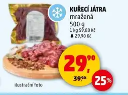 Penny Market Kuřecí játra mražená nabídka