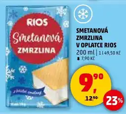 Penny Market Smetanová zmrzlina v oplatce rios nabídka