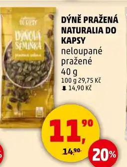 Penny Market Dýně pražená naturalia do kapsy nabídka