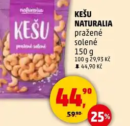 Penny Market Kešu naturalia pražené solené nabídka