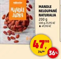 Penny Market Mandle neloupané naturalia nabídka