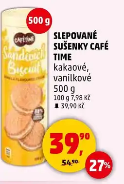Penny Market Slepované sušenky café time nabídka