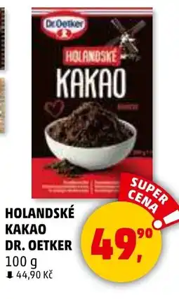 Penny Market Holandske kakao DR. OETKER nabídka