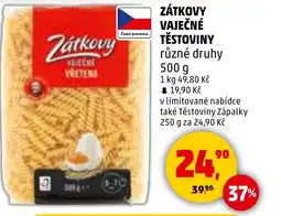 Penny Market Zátkovy vaječné těstoviny nabídka