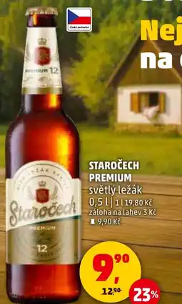 Penny Market Staročech premium světlý ležák nabídka