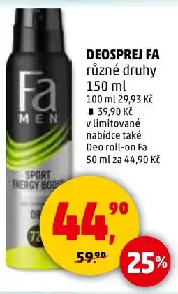 Penny Market FA Deosprej nabídka