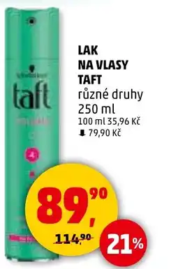 Penny Market TAFT Lak na vlasy nabídka