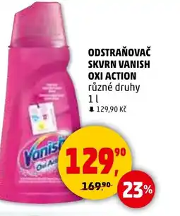 Penny Market Odstraňovač skvrn Vanish oxi action nabídka