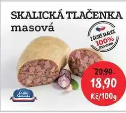 RABBIT řeznictví SKALICKÁ TLAČENKA masová 100g nabídka