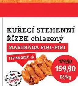 RABBIT řeznictví KUŘECÍ STEHENNÍ ŘÍZEK chlazený MARINĀDA PIRI-PIRI 1kg nabídka