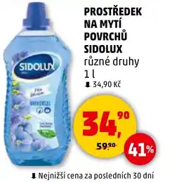 Penny Market SIDOLUX Prostředek na mytí povrchů nabídka