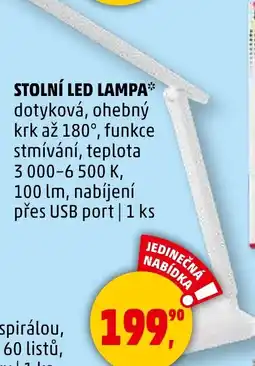 Penny Market Stolní led lampa nabídka