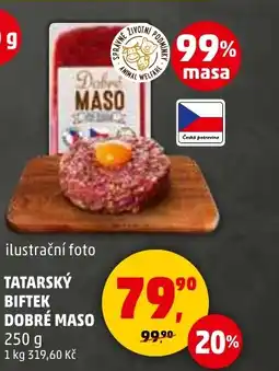 Penny Market Tatarský biftek Dobré maso nabídka