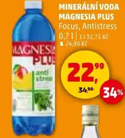 Penny Market Minerální voda Magnesia plus nabídka