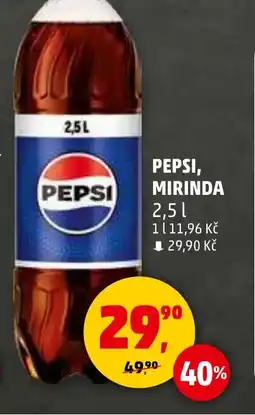 Penny Market PEPSI, MIRINDA nabídka