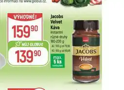 Globus Jacobs velvet instantní káva nabídka