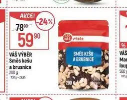 Globus Směs kešu a brusnice nabídka