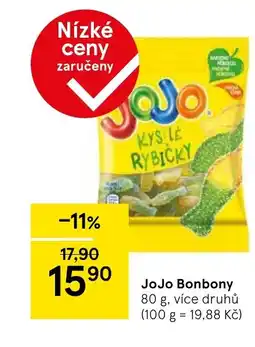 Tesco JoJo Bonbony nabídka