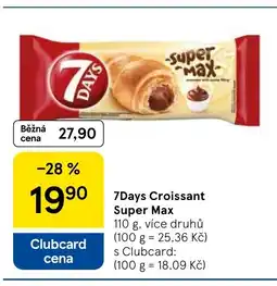 Tesco 7Days Croissant Super Max nabídka