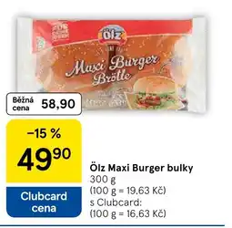 Tesco Ölz Maxi Burger bulky nabídka