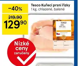 Tesco Tesco Kuřecí prsní řízky nabídka