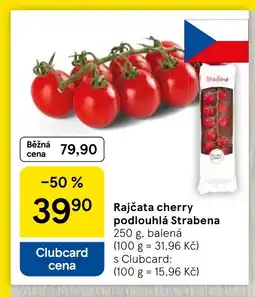 Tesco Rajčata cherry podlouhlá Strabena nabídka