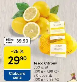Tesco Tesco Citróny nabídka