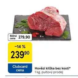 Tesco Hovězí kližka bez kosti nabídka
