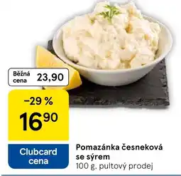 Tesco Pomazánka česneková se sýrem nabídka