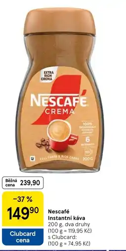 Tesco Nescafé Instantní káva nabídka