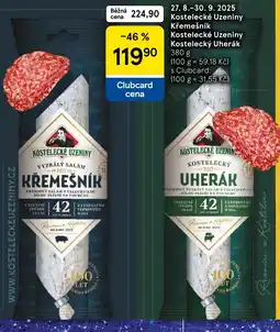 Tesco Kostelecké Uzeniny Křemešník Kostelecké Uzeniny Kostelecký Uherák nabídka