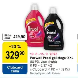Tesco Perwoll Prací gel Mega-XXL nabídka