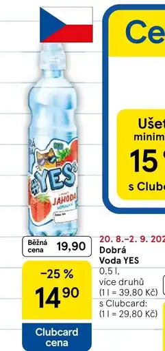 Tesco Dobrá Voda YES nabídka