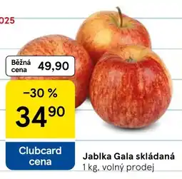 Tesco Jablka Gala skládaná nabídka