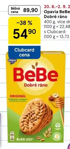 Tesco OPAVIA BeBe Dobré ráno nabídka