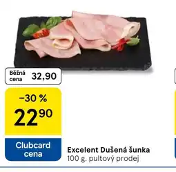 Tesco Excelent Dušená šunka nabídka