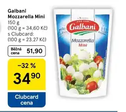Tesco Galbani Mozzarella Mini nabídka