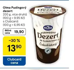 Tesco OLMA Pudingový dezert nabídka