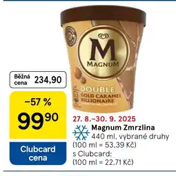 Tesco MAGNUM Zmrzlina nabídka