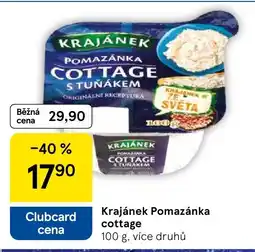 Tesco Krajánek Pomazánka cottage nabídka