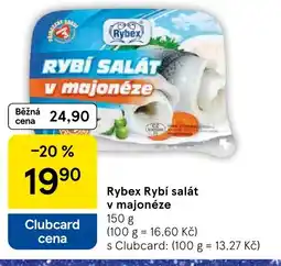 Tesco Rybex Rybí salát v majonéze nabídka
