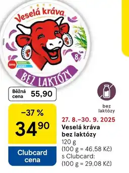 Tesco Veselá kráva bez laktózy nabídka