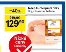 Tesco Kuřecí prsní řízky nabídka