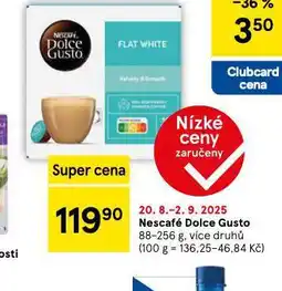 Tesco Nescafé dolce gusto nabídka