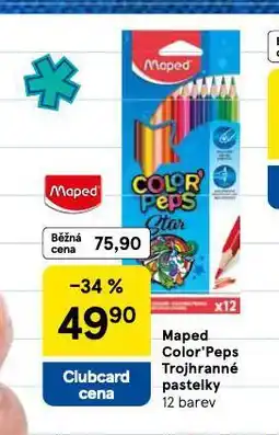 Tesco Maped color´s peps trojhranné pastelky nabídka