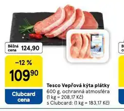 Tesco Vepřová kýta plátky nabídka