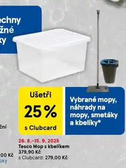 Tesco Mop s kbelíkem nabídka